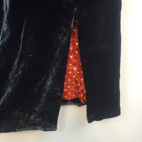 Hugo Hugo Boss Black Velvet Sleeveless Dress - Picture 4 of 4